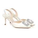 Manolo Blahnik Dame Sko Hvit 37 EU,