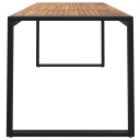  Hagebord med U ben 180x90x75 cm heltre akasie