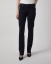 7 For All Mankind Kimmie Straight Rinsed Black   Black   28 x 33