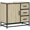 Vidaxl Servantskap sonoma eik 65x33x60 cm konstruert tre 849275