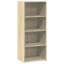  Hylle sonoma eik 50x41x124 cm konstruert tre