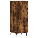 vidaXL Skjenk røkt eik 34,5x34x90 cm konstruert tre