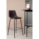 Venture Design Alexi barstol Svart Brun Brun