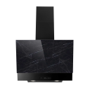 Eico Udine 60 Black Stone Ventilator 60 cm Veggmontert Skrå Sort Stein