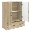  Serviesskap Sonoma eik 66 x 34,5 x 92 cm Konstruert tre
