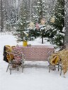 Chamois Cypress linduk rød150x230 cm