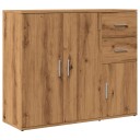  Skjenk artisan eik 91x29,5x75 cm konstruert tre 8721158434821