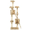 Kloretre Med Klorestenger I Sisal 170 cm Poteavtrykk Beige