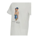 Polo Ralph Lauren Custom Slim Fit Polo Bear T Shirt   White   M