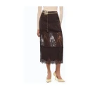 Pinko Dame Skjørt Brun M,