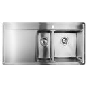 Secher Vejle BK1BA kjøkkenvask 100x50,6 cm rustfritt stål