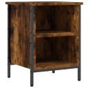 vidaXL Skoskap r?kt eik 38x35x50 cm konstruert tre
