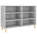 vidaXL Skjenk betonggrå 103,5x35x70 cm sponplate