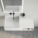 Copenhagen Bath Søndersø servant 800x400 mm, Hvit Matt