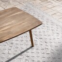 Innendørs/Utendørs tepper   Todi Wool Look grå/beige Størrelse: 200 x 290 cm