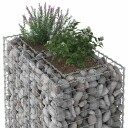  Gabion hevet seng sølv 90 x 50 x 150 cm Galvanisert Stål