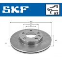 Bremseskive SKF VKBD 80358 V2
