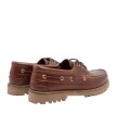 Garment Project Ollie Boat Shoe - Brown Leather - Brown - 42