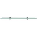 vidaXL Flytende hyller 2 stk glass 70x20 cm 8 mm