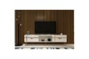 Safiya TV-benk 150 cm - Hvit/Gull
