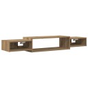 vidaXL Vegghengt TV-skap Veggmontert Artisan eik 140 x 28 x 21 cm
