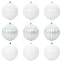  Julekule Sett 9 pcs Hvit