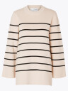 Selected Femme Liva Long Sleeve Long Knit O-Neck Beige XS