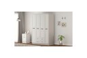 Meyra Garderobe 140x210 cm - Hvit