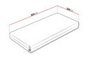 Arigna Fjærmadrass 200x200 cm -