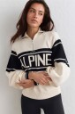 Aim'n Collegegenser Alpine Knitted Half Zip Dame - Svart
