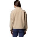 Columbia Helvetia II Cropped Half Snap Fleecetrøye Dame Beige XL