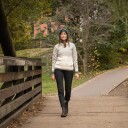 Bergans Of Norway Alvdal Wool Jumper Dame Vanilla White/Solid Dark Grey L
