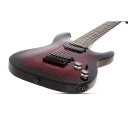 Schecter Omen Elite-7 Svart Ch Burst