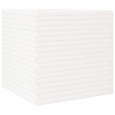  Plantekasse hvit 70x70x68,5 cm heltre furu