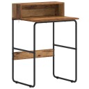 vidaXL Skrivebord med lagring Gammelt tre 60 x 50 x 91 cm