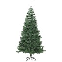  Juletre med 300 LED med stativ grønn 240 cm PVC