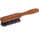 Quintus Mmxv Beard Brush Pearwood with Handle Wild Boar Bristles