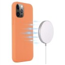 iPhone 12/12 Pro Liquid Silikondeksel MagSafe-kompatibel Oransje