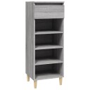 vidaXL Skoskap gr? sonoma 40x36x105 cm konstruert tre