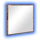  LED Baderomsspeil Gammelt Tre 40x8.5x37 cm Ingeniørtre