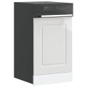  Oppvaskmaskin panel høyglans hvit 45x1,5x67 cm konstruert tre 8721158419958