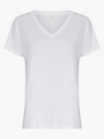 MSCH Copenhagen Fenya Modal V Neck Tee Hvit L/XL