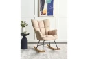 Gyngestol Oulu   Beige svart lyst tre