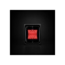 Strands Dark Knight Square IZE Led LED brems/baklys, mørk tonet linse