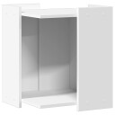 Vidaxl Skap Til Kattetoalett Hvit 42X42X51 cm Konstruert Tre