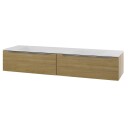 Linn Bad Mari D45 Servantskap med 1 Skuff Eik / 160cm Dobbel