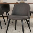 Venture Home Spisegruppe Venture Home Chicago Spisebord og Valentina Stitcthes Spisestol Brun GR22404