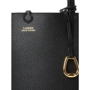 Lauren Ralph Lauren Faux-Leather Large Reversible Tote Bag - Black - ONE SIZE