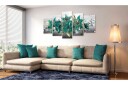 Bilde Turquoise Bouquet 100x50 Artgeist sp. z o. o.