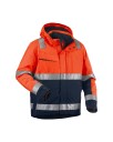 Blåkläder 4870198733895XL Synlighetsjakke varselgul/marineblå, vinter Varselgul/Marineblå, Klær